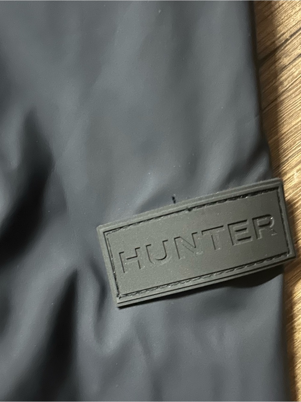 Hunter Kids Rain Coat Jacket Fleece Lined Hooded Outdoor Black Size 3T NWT - Picture 3 of 4